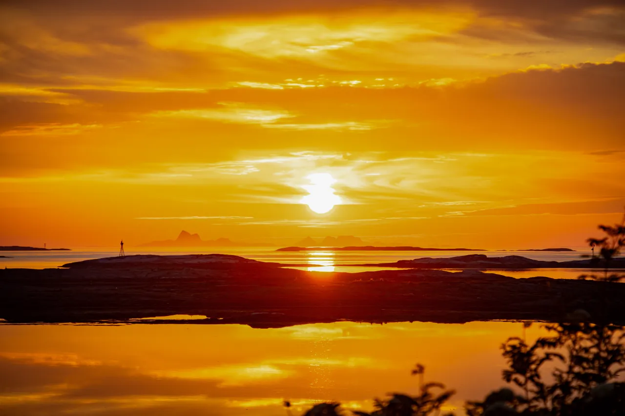 Solnedgang